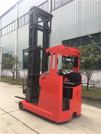 1600kg 3m 4.5m Duplex Triplex Mast Seated Electric Reach Truck