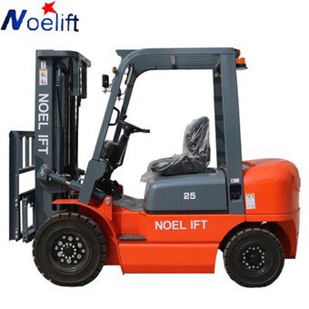 2500KG Diesel Cav Forklift Telescopic Nrog Sab Ua Haujlwm